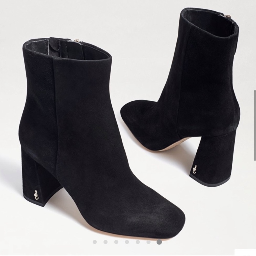 Sam Edelman Codie bootie- 7.5 - black suede- worn once with box